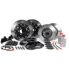 GILBERT TRIPLE CROWN 2.0 & 3.0 セット Brake Kit MQB 355 x 32 Blue DSP (Golf Chassis Inc TT/TTS)